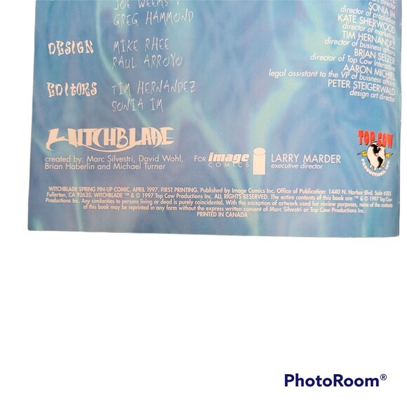 Witchblade Spring PinUp - 1997 - Picture 4 of 6